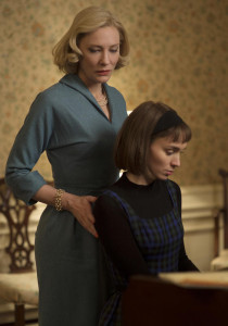 (L-R) CATE BLANCHETT and ROONEY MARA star in CAROL from the Weinstein Co. press site